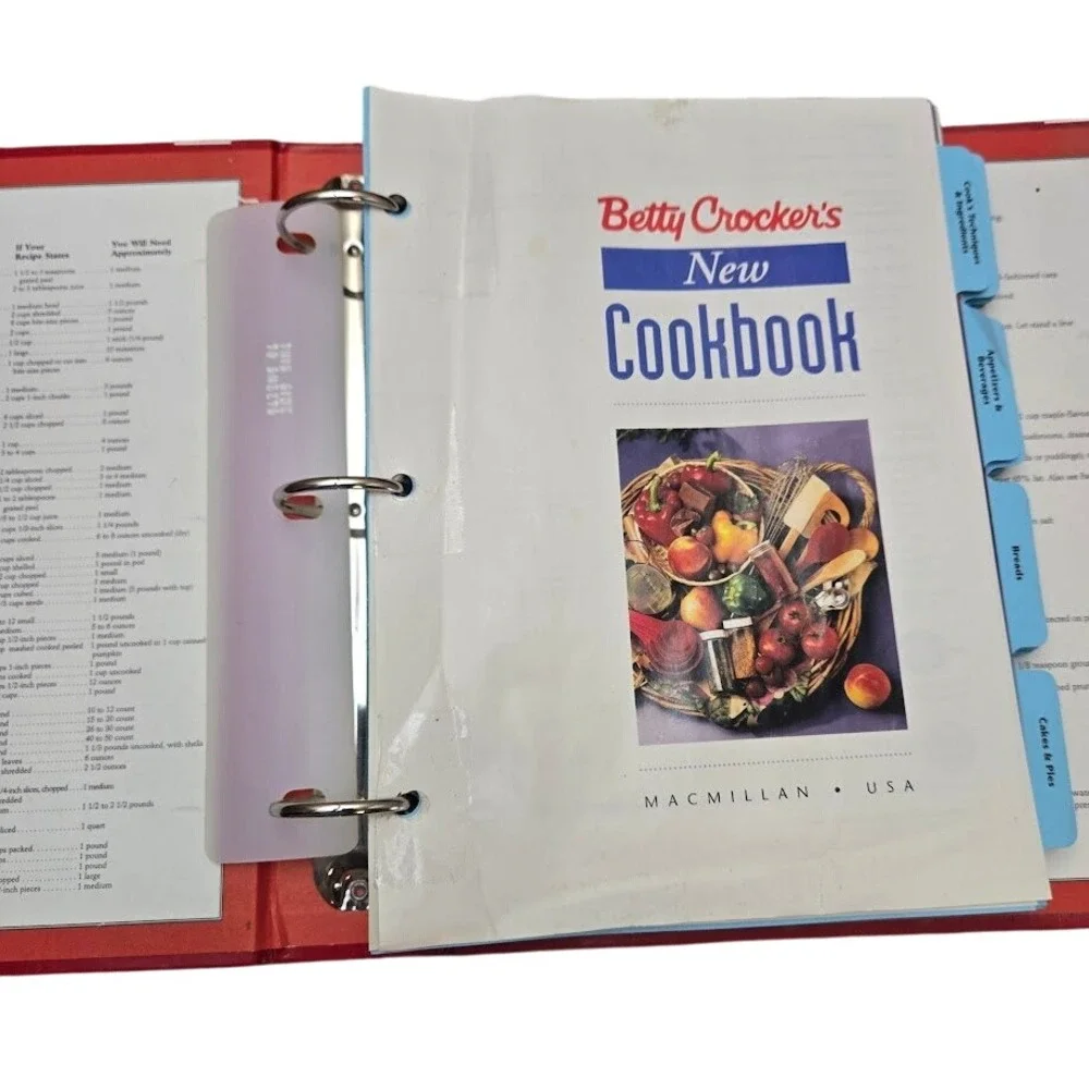 1996 Betty Crocker's New Cookbook Everything You‎ Need To Know To Cook